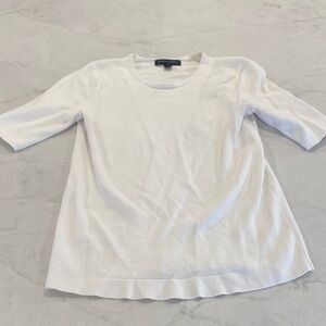 Banana Republic White Short Sleeve Top